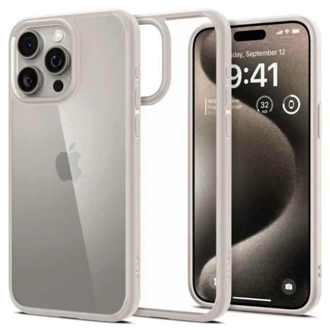 Spigen iPhone 15 Pro Ultra Hibrit Sararma Önleyici Kılıf (2023)
