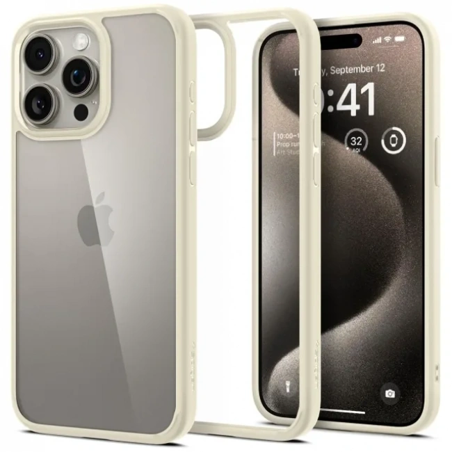 Spigen iPhone 15 Pro Ultra Hibrit Sararma Önleyici Kılıf (2023)