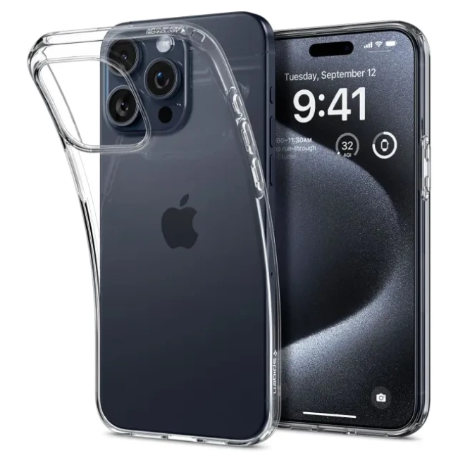 Spigen  iPhone 15 Pro Liquid Crystal Kılıf (2023)