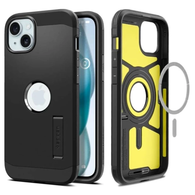 Spigen iPhone 15 Pro Magnetic Tough Armor MagFit Kılıf