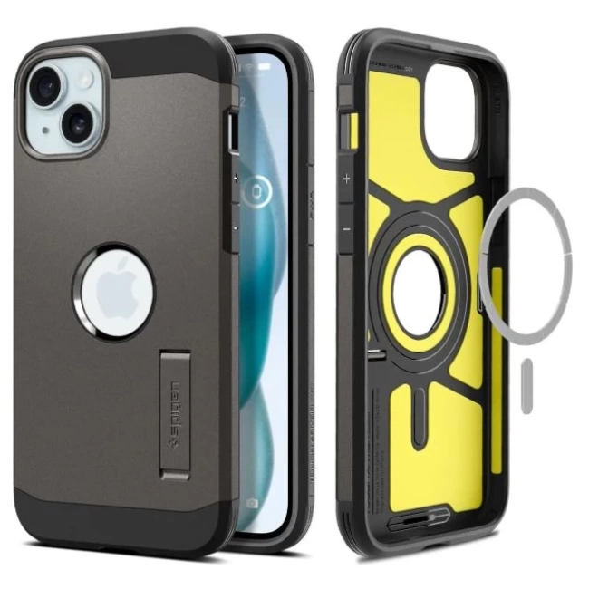 Spigen iPhone 15 Pro Magnetic Tough Armor MagFit Kılıf