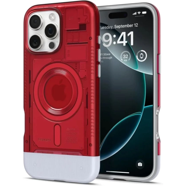 Spigen iphone 15 Pro Manyetik Klasik C1 MagFit Kılıf