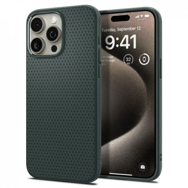 Spigen iPhone 15 Pro Max Liquid Air Armor [Military-Grade Protection] Kılıf (2023)
