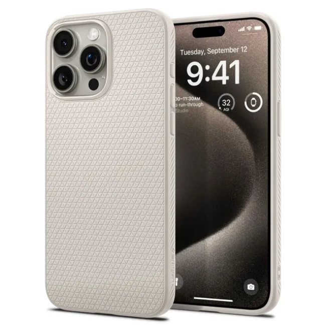 Spigen iPhone 15 Pro Max Liquid Air Armor [Military-Grade Protection] Kılıf (2023)