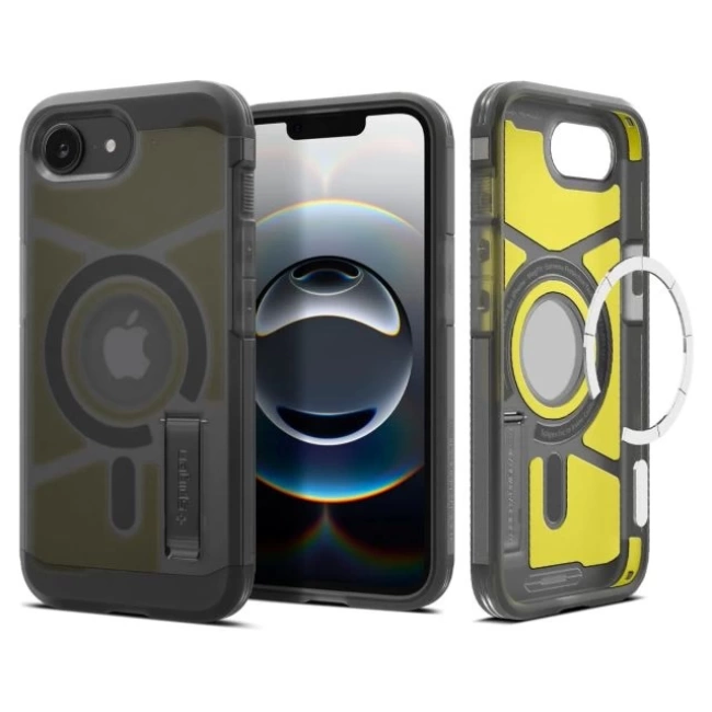 Spigen iPhone 15 Plus MagFit Manyetik Tough Armor Kılıf