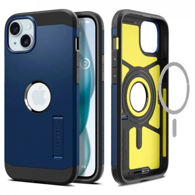 Spigen iphone 15 Pro Max Manyetik Tough Armor MagFit Kılıf