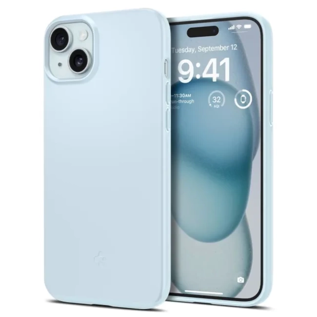 Spigen iPhone 15 Pro Max [Military-Grade Protection] Slim Armor CS Kılıf Mute Blue