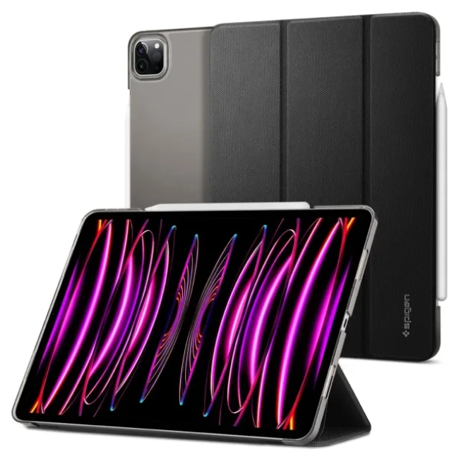 Spigen Liquid Air Folio iPad Pro 12.9 inch Kılıf - Siyah Black