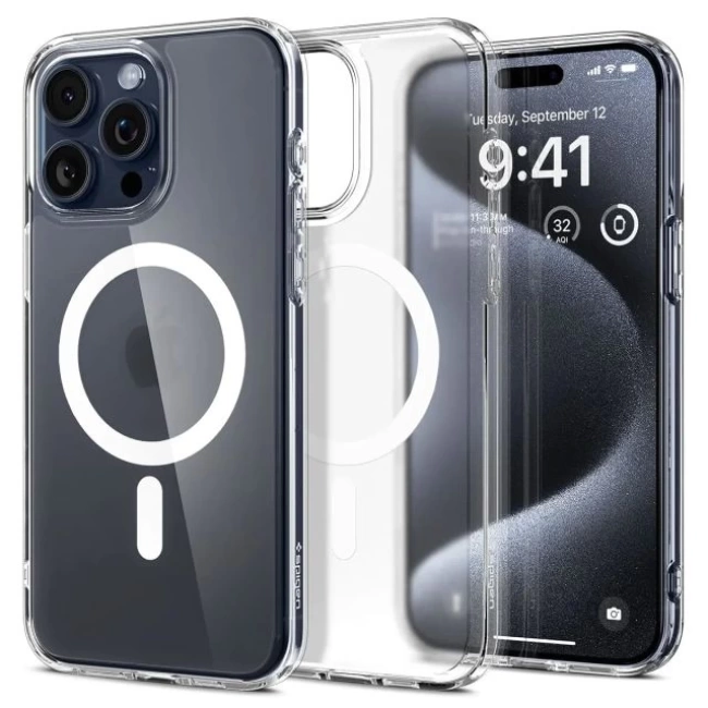 Spigen Manyetik Ultra Hybrid MagFit iPhone 15 Pro Max Kılıf