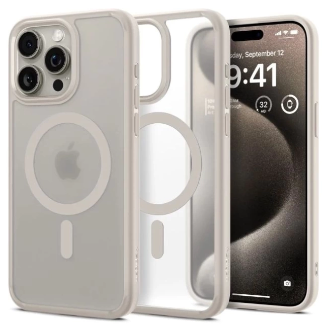 Spigen Manyetik Ultra Hybrid MagFit iPhone 15 Pro Max Kılıf
