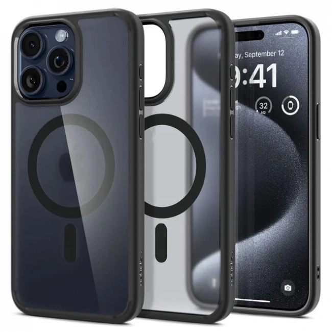 Spigen Manyetik Ultra Hybrid MagFit iPhone 15 Pro Max Kılıf