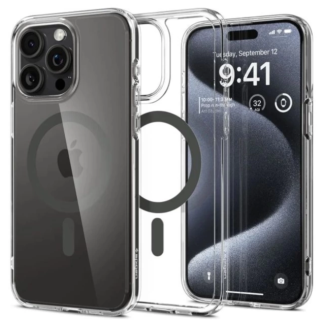 Spigen Manyetik Ultra Hybrid MagFit iPhone 15 Pro Max Kılıf