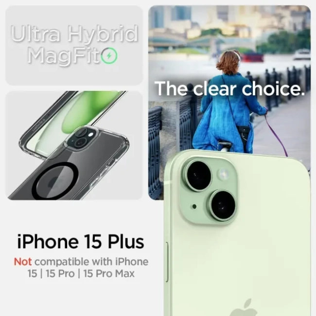 Spigen Manyetik Ultra Hybrid MagFit iPhone 15 Pro Max Kılıf