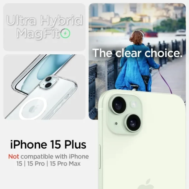 Spigen Manyetik Ultra Hybrid MagFit iPhone 15 Pro Max Kılıf