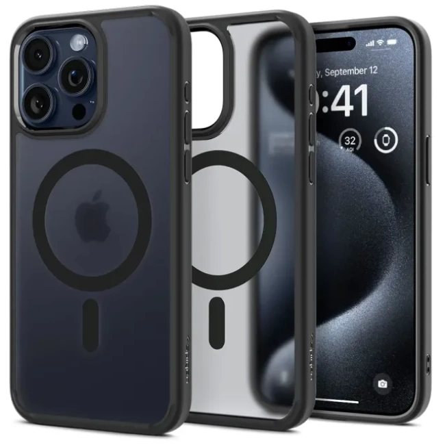 Spigen Manyetik Ultra Hybrid MagFit iPhone 15 Pro Max Kılıf