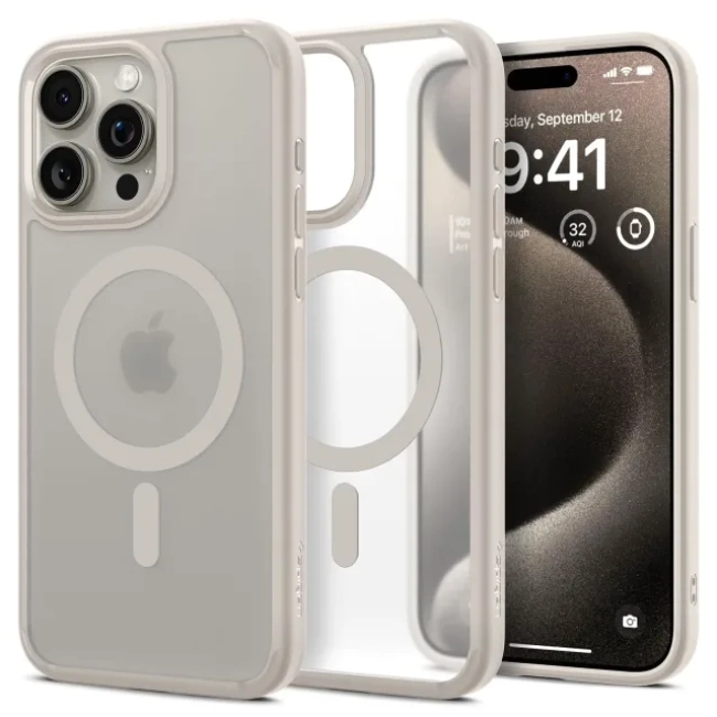 Spigen Manyetik Ultra Hybrid MagFit iPhone 15 Pro Max Kılıf