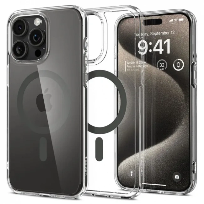 Spigen Manyetik Ultra Hybrid MagFit iPhone 15 Pro Max Kılıf
