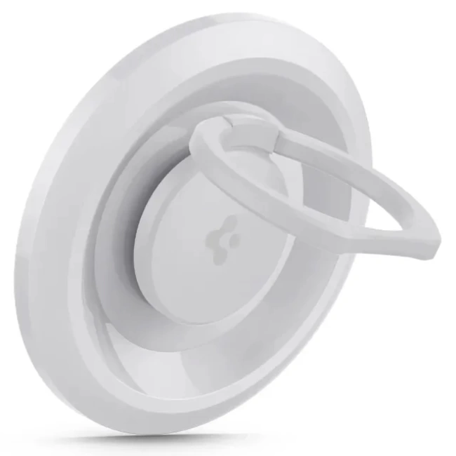 Spigen O-Mag Halkalı Manyetik Telefon Tutucu MagSafe - Siyah Beyaz