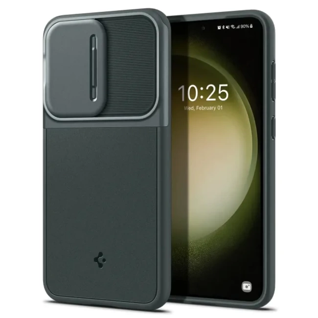 Spigen Optik Armor Samsung Galaxy S23 Kılıf Abyss Green