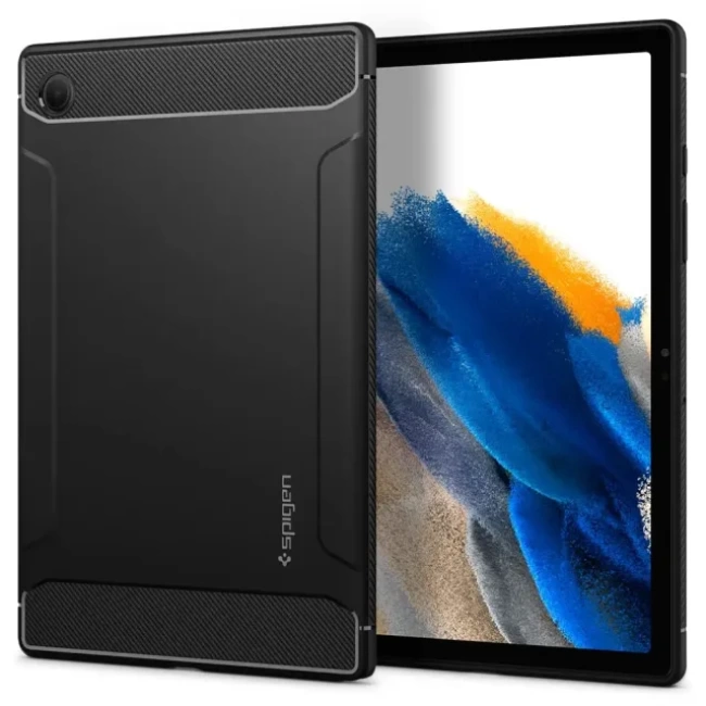 Spigen Rugged Armor Galaxy Tab A8 10.5 İnç Kılıf - Matte Black