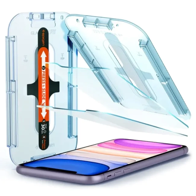 Spigen Tempered Cam Ekran Koruyucu iPhone 11 / XR