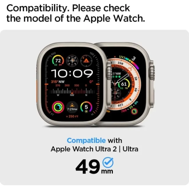 Spigen Thin Fit Apple Watch İnce Sert PC Kılıfı