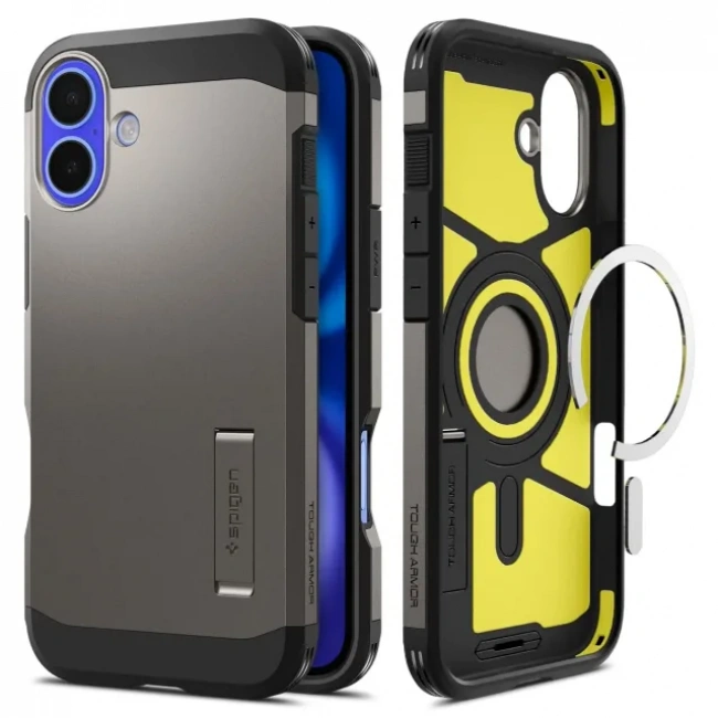 Spigen iPhone 15 Plus MagFit Manyetik Tough Armor Kılıf