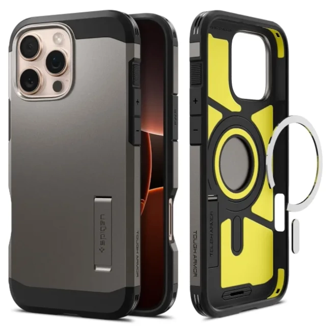 Spigen iPhone 15 Plus MagFit Manyetik Tough Armor Kılıf