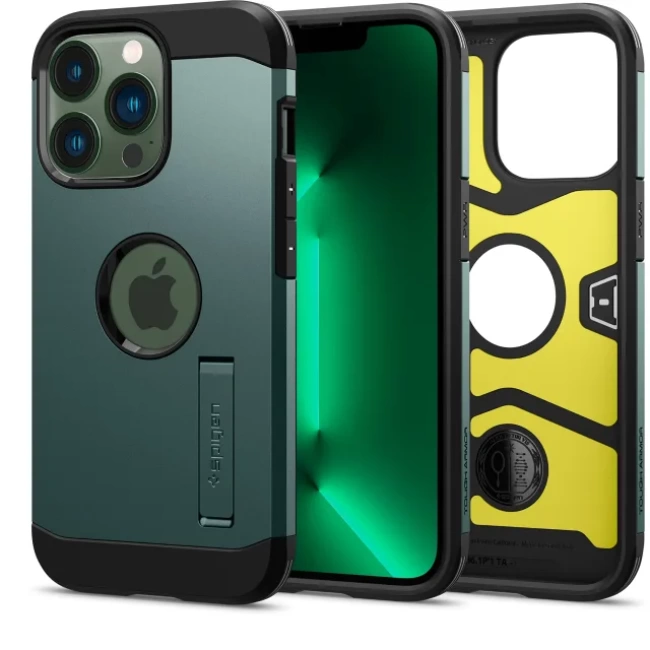 Spigen Tough Armor [Ekstra Koruma Teknolojisi] iPhone 13 Pro Kılıf