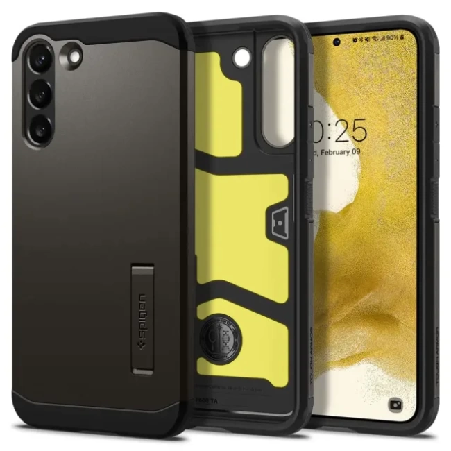 Spigen Tough Armor Galaxy S22 Kılıf Gunmetal
