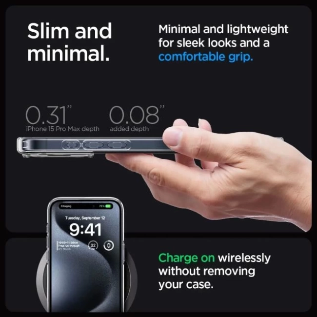 Spigen Ultra Hybrid iPhone 15 Pro Max Kılıf(2023)