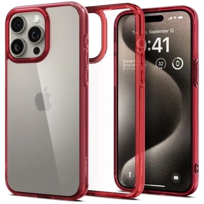 Spigen iPhone 15 Pro Ultra Hibrit Sararma Önleyici Kılıf (2023)