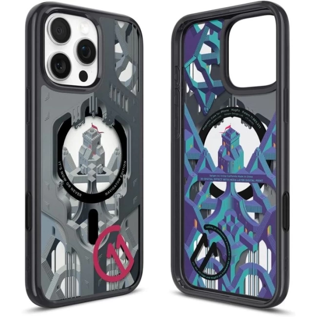 Spigen Ultra Hybrid T MagFit [Kamera Buton Korumalı] iPhone 16 Pro Max Kılıf iPhone 16 Pro Max c11 Navigator
