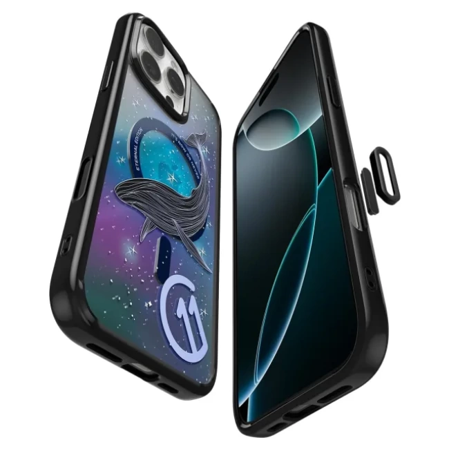Spigen Ultra Hybrid T MagFit [Kamera Buton Korumalı] iPhone 16 Pro Max Kılıf iPhone 16 Pro Max c11 Eternal