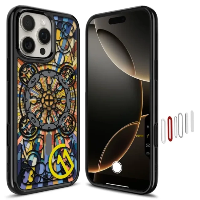 Spigen Ultra Hybrid T MagFit [Kamera Buton Korumalı] iPhone 16 Pro Max Kılıf iPhone 16 Pro Max c11 Magnolia