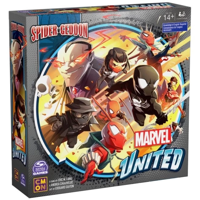 Spin Master Marvel United Süper Kahraman Kutu Oyunu Marvel United Spider-geddon