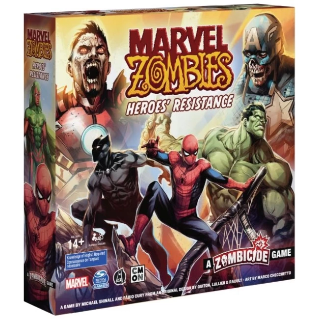 Spin Master Marvel United Süper Kahraman Kutu Oyunu Marvel Zombies Heroes? Resistance
