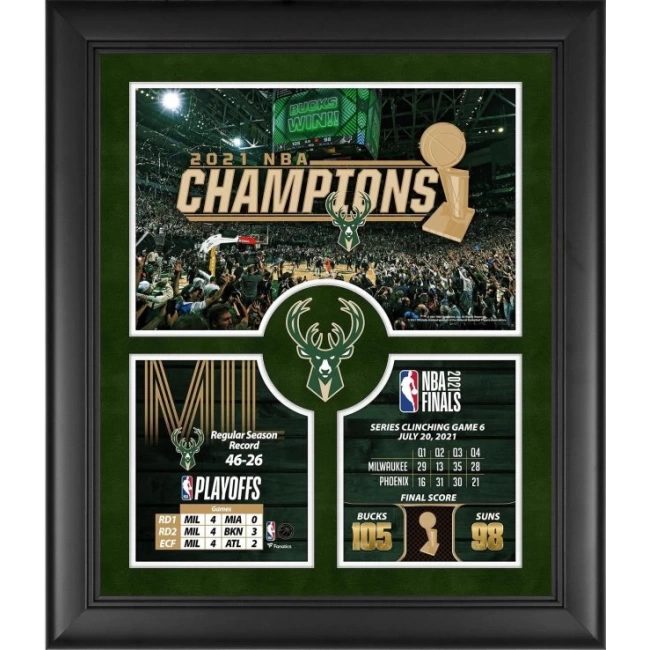 Spor Hatıra Milwaukee Bucks Çerçeveli
