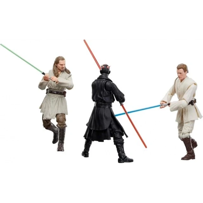 Star Wars The Black Serisi The Phantom Menace Kenobi, Maul, Qui Gon