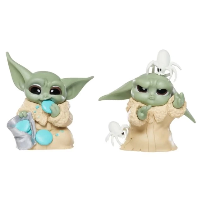 STAR WARS The Bounty Collection Series Grogu Figürleri Pesky Spiders & Cookie Eating