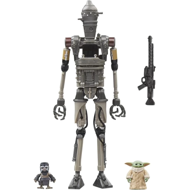 STAR WARS The Vintage Collection The Mandalorian IG-12, Grogu & Anzellan Figür