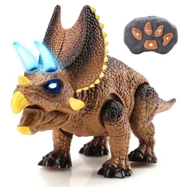 Steam Life Uzaktan Kumandalı Dinozor Oyuncak Triceratops