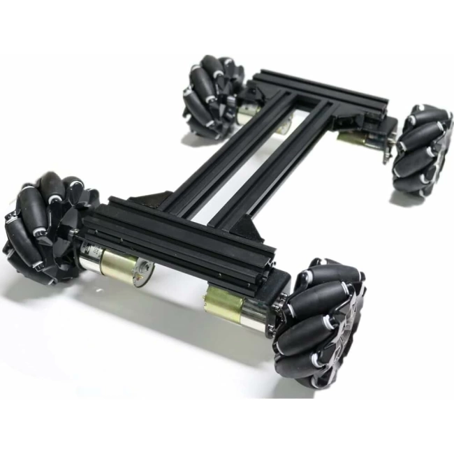SZDoit Mecanum Wheel 4wd Metal Robot Araba Şasi Öğrenme Kiti
