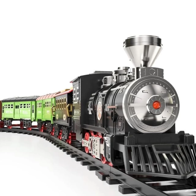 TEMI Buharlı Lokomotif Motorlu Tren Seti