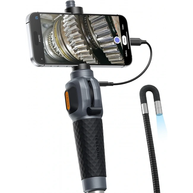 Teslong İki Yönlü Eklemli USB-C Endoskop Muayene Kamerası - 1.5m Kablo