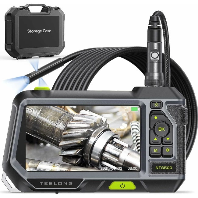 Teslong NTS500 Pro Üç Lensli Borescope Muayene Kamerası - 5m