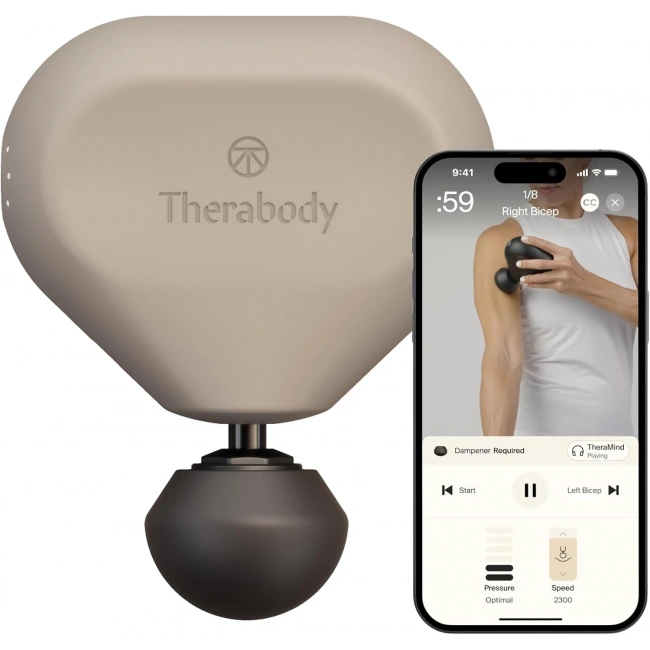 TheraGun Mini (3. Nesil) - Ultra Taşınabilir Masaj Tabancası - Yulaf Rengi
