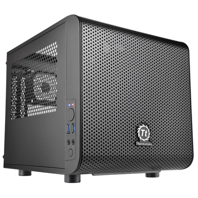 Thermaltake Core V21 SPCC Mikro ATX Mini ITX Cube Oyun Bilgisayarı Kasası