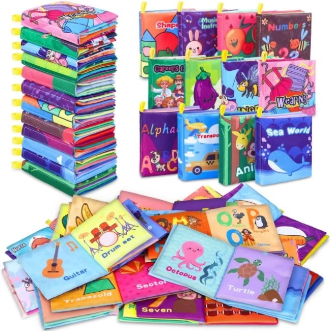 TOYK Bebek Banyo Kitapları 12PCS