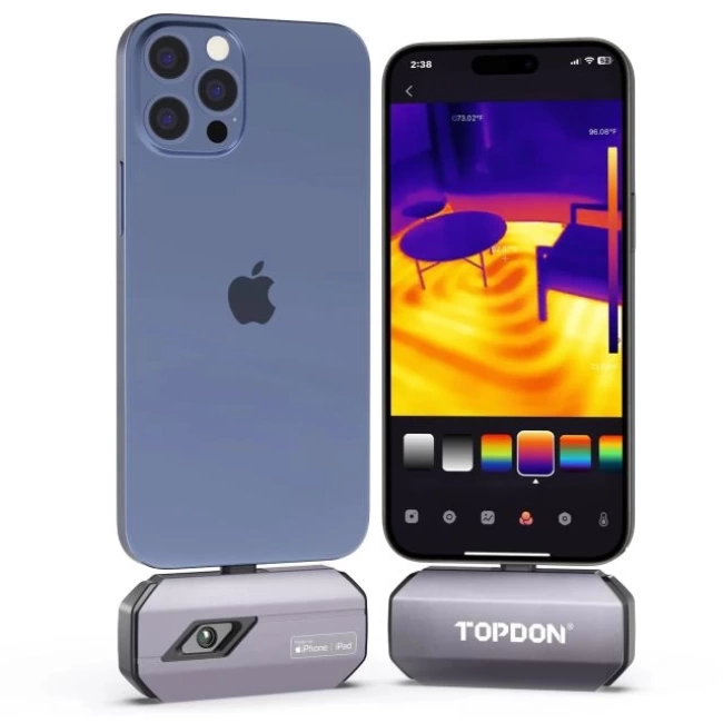 TT TOPDON iOS için TC002 Termal Kamera TC002C:IOS Type-C Port